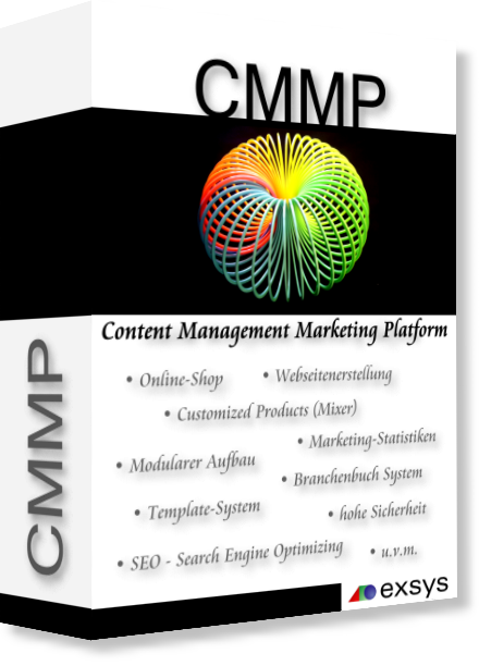 CMMP - Content Management Marketing Platform Produktverpackung
